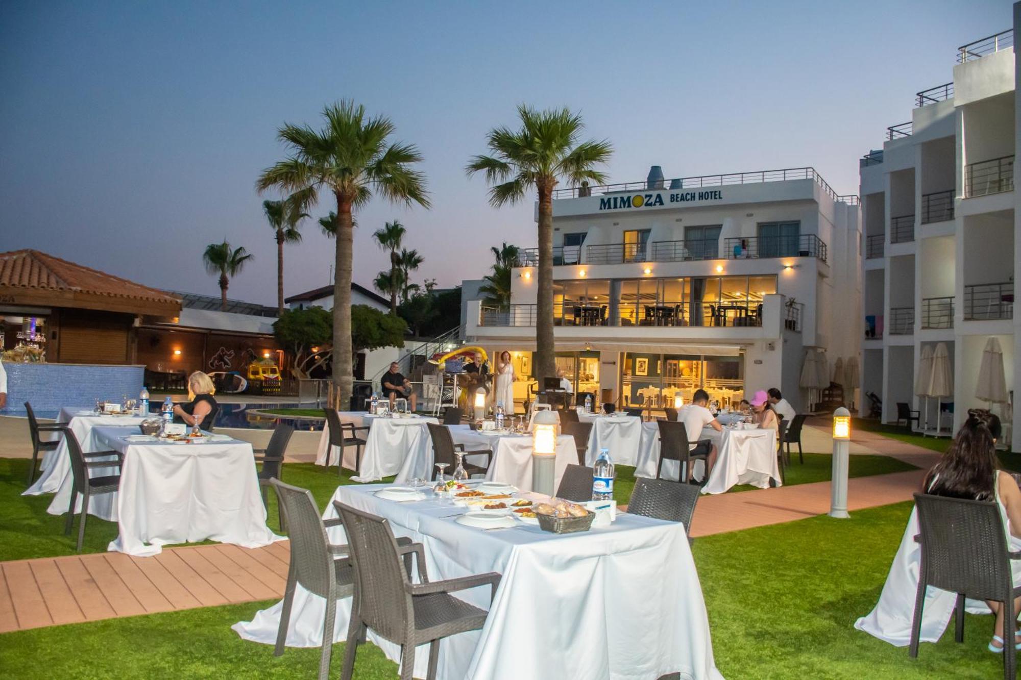Mimoza Beach Hotel Agios Sergios Ngoại thất bức ảnh