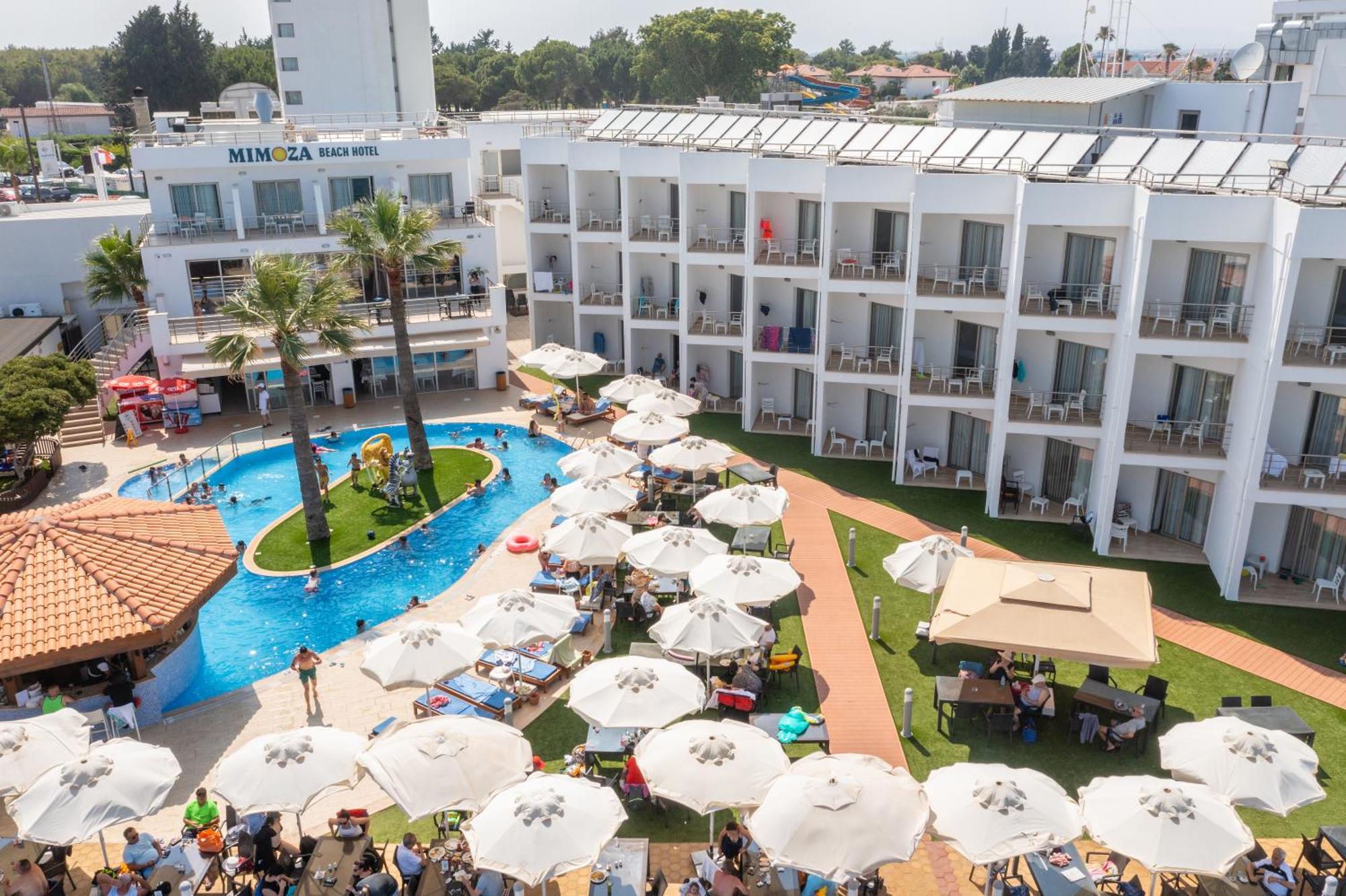 Mimoza Beach Hotel Agios Sergios Ngoại thất bức ảnh