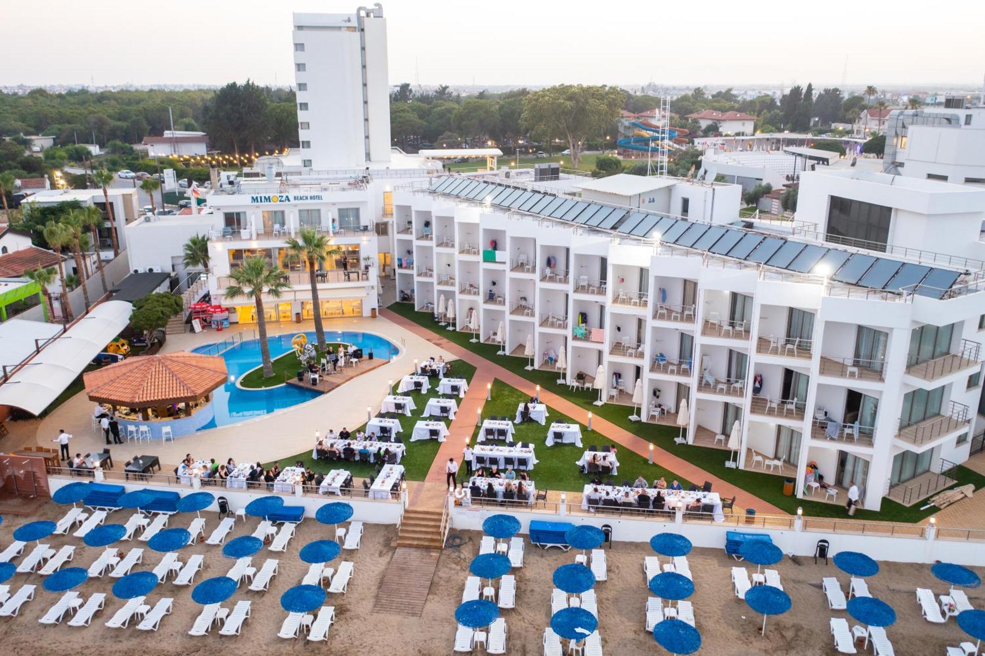 Mimoza Beach Hotel Agios Sergios Ngoại thất bức ảnh