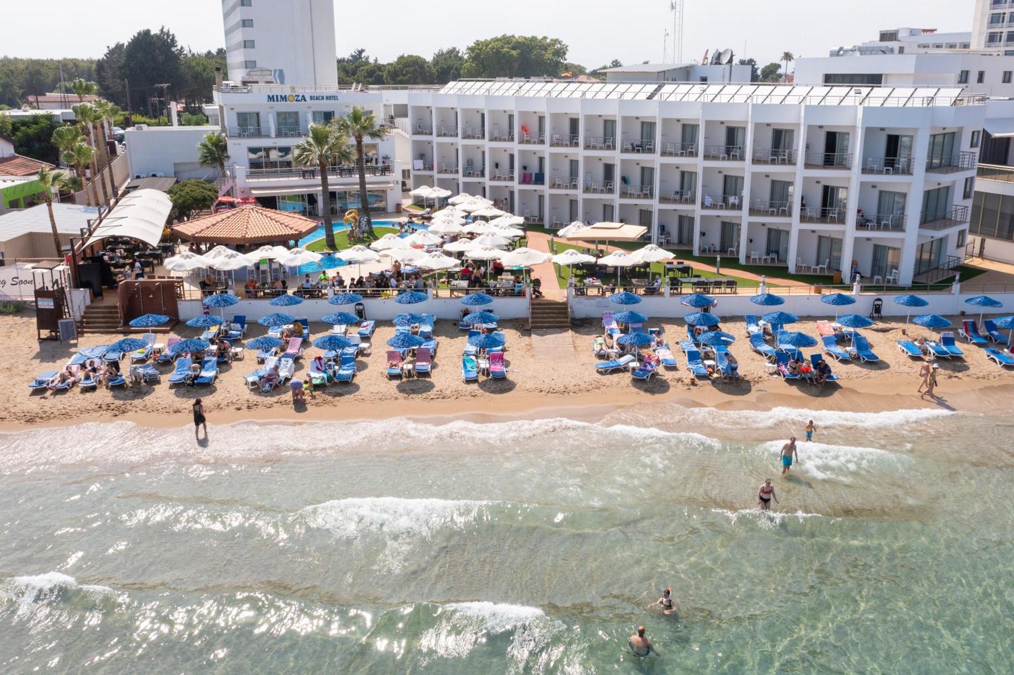 Mimoza Beach Hotel Agios Sergios Ngoại thất bức ảnh