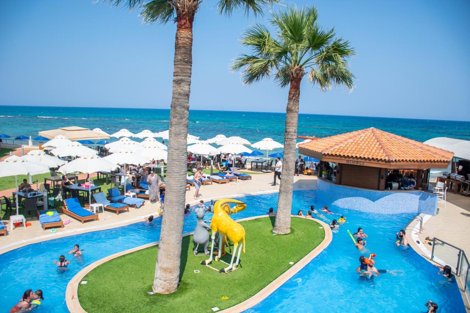 Mimoza Beach Hotel Agios Sergios Ngoại thất bức ảnh